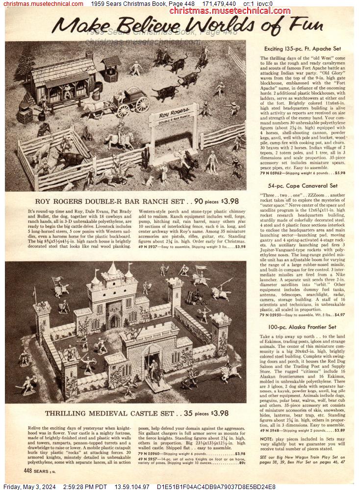 1959 Sears Christmas Book, Page 448