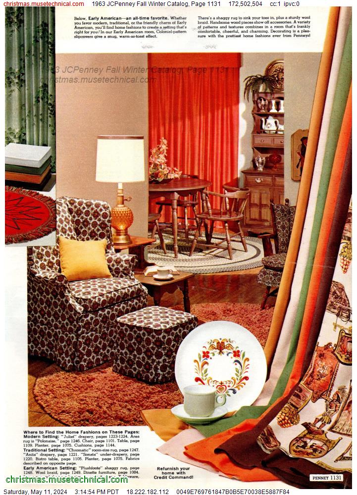 1963 JCPenney Fall Winter Catalog, Page 1131