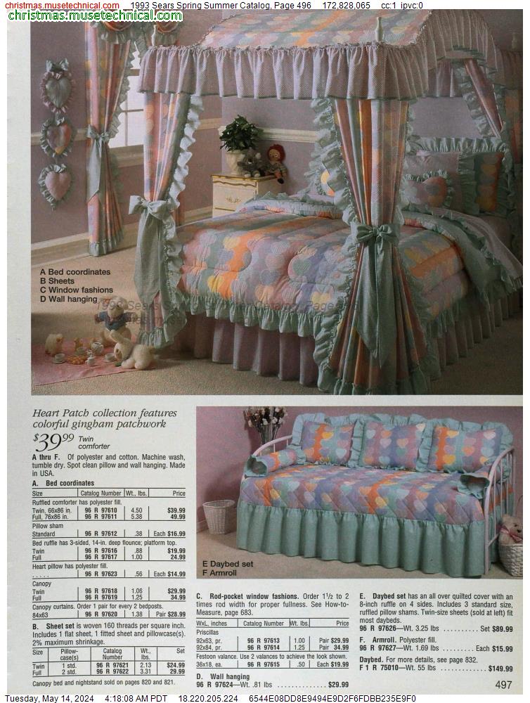 1993 Sears Spring Summer Catalog, Page 496