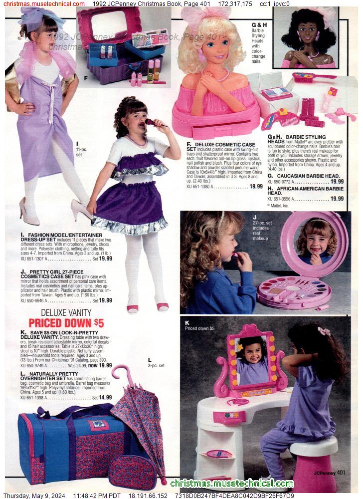 1992 JCPenney Christmas Book, Page 401