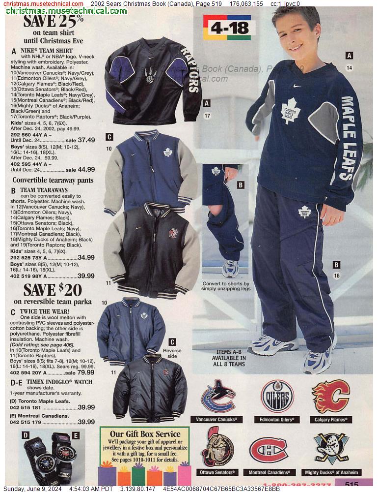2002 Sears Christmas Book (Canada), Page 519