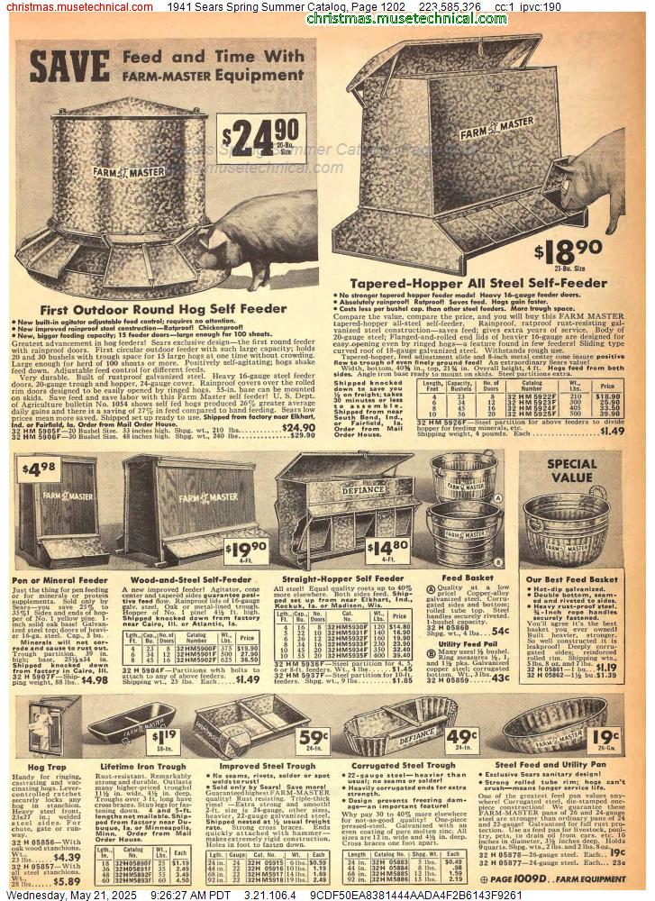 1941 Sears Spring Summer Catalog, Page 1202