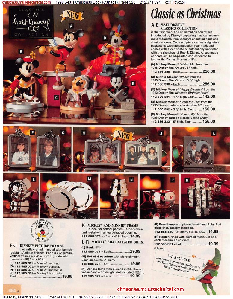 1998 Sears Christmas Book (Canada), Page 520