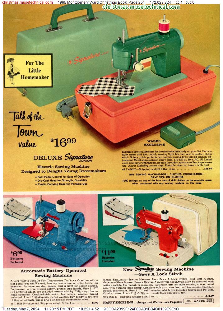 1965 Montgomery Ward Christmas Book, Page 251