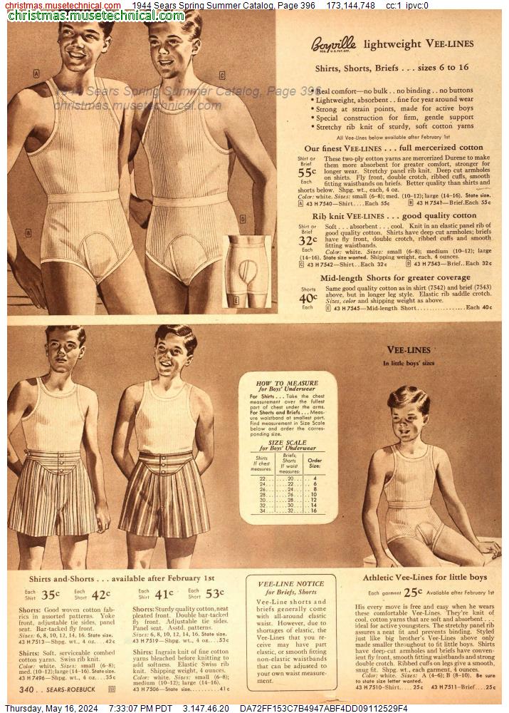 1944 Sears Spring Summer Catalog, Page 396