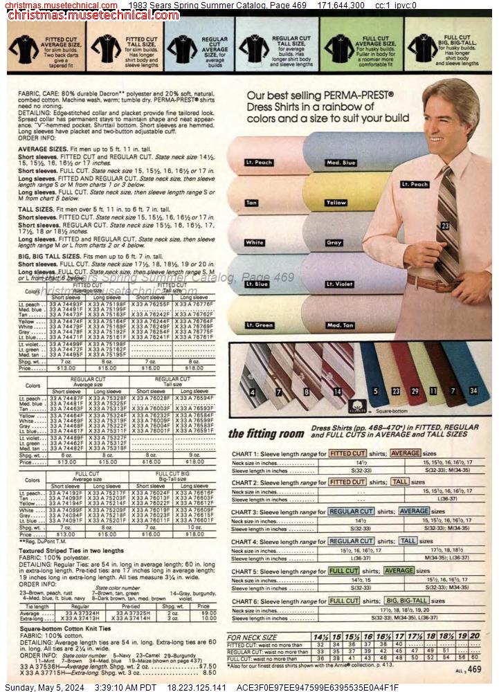1983 Sears Spring Summer Catalog, Page 469