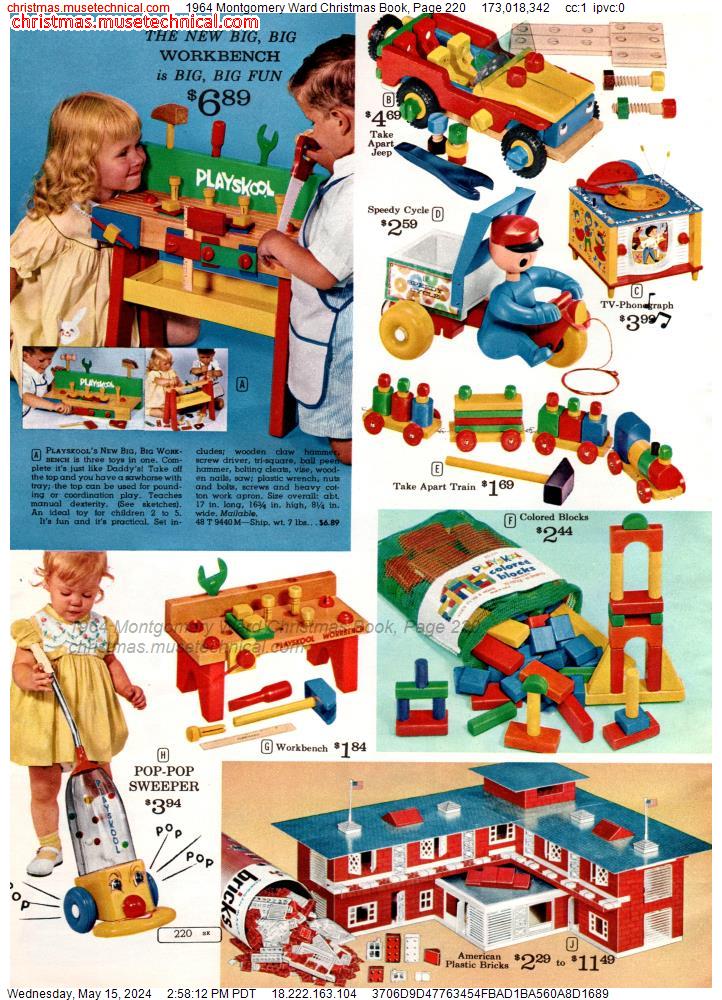 1964 Montgomery Ward Christmas Book, Page 220