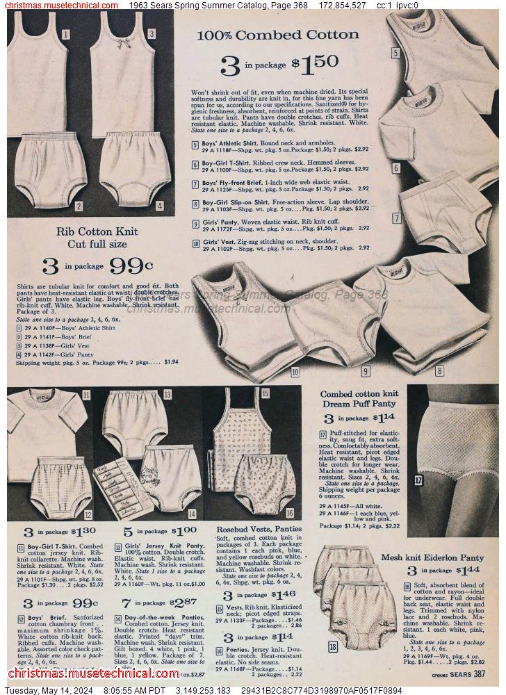 1963 Sears Spring Summer Catalog, Page 368