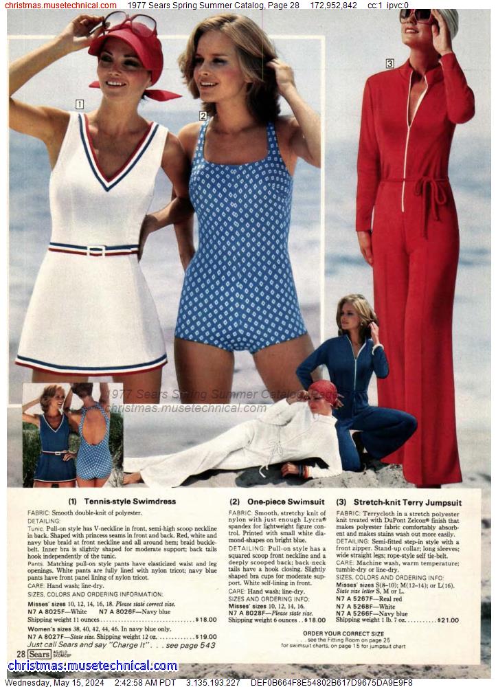 1977 Sears Spring Summer Catalog, Page 28