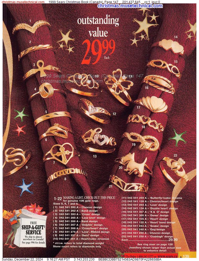 1999 Sears Christmas Book (Canada), Page 147