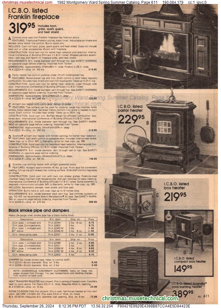 1982 Montgomery Ward Spring Summer Catalog, Page 611