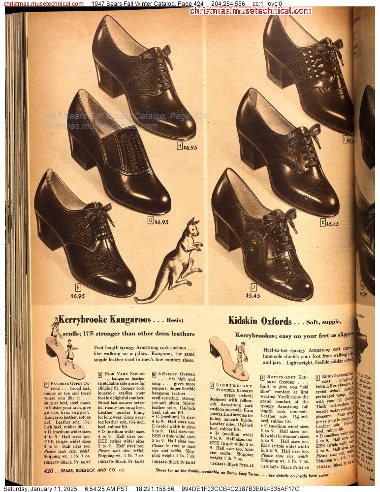 1947 Sears Fall Winter Catalog, Page 424