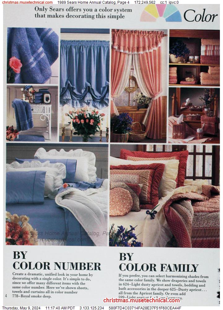 1989 Sears Home Annual Catalog, Page 4