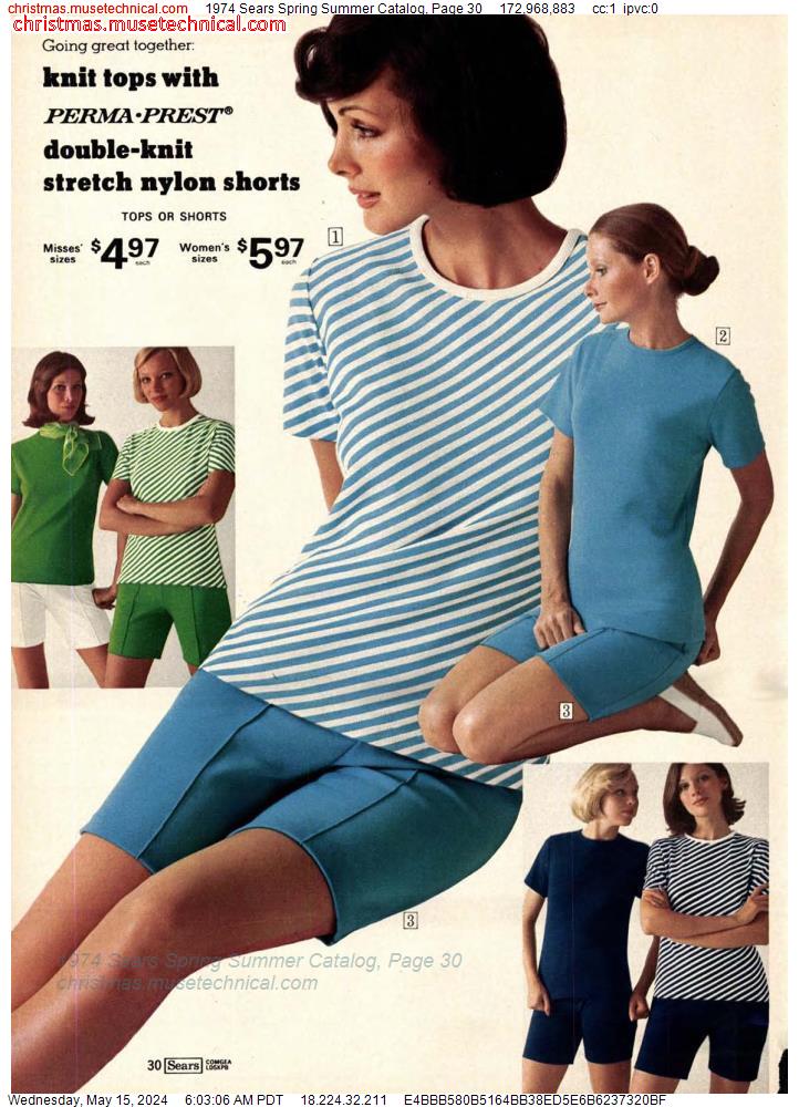1974 Sears Spring Summer Catalog, Page 30