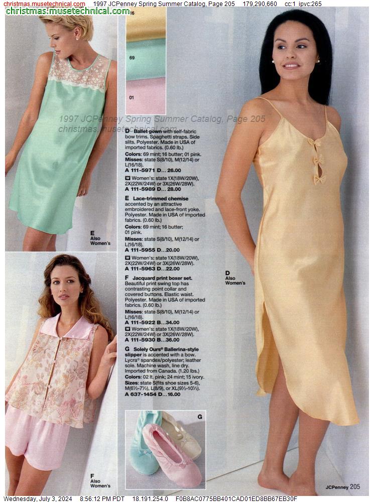 1997 JCPenney Spring Summer Catalog, Page 205