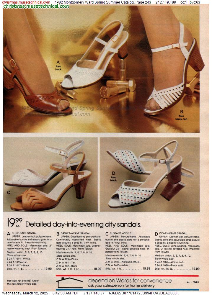 1982 Montgomery Ward Spring Summer Catalog, Page 243