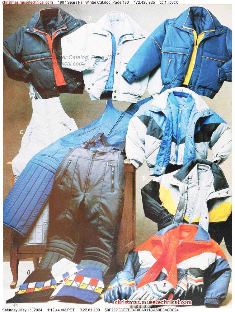 1987 Sears Fall Winter Catalog, Page 430