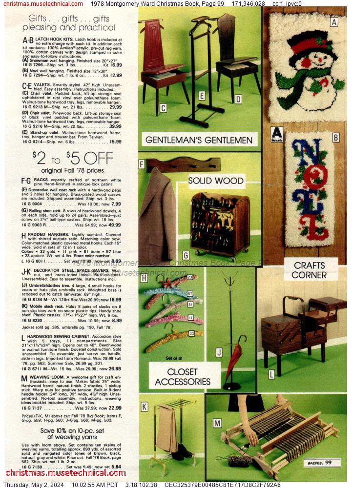 1978 Montgomery Ward Christmas Book, Page 99
