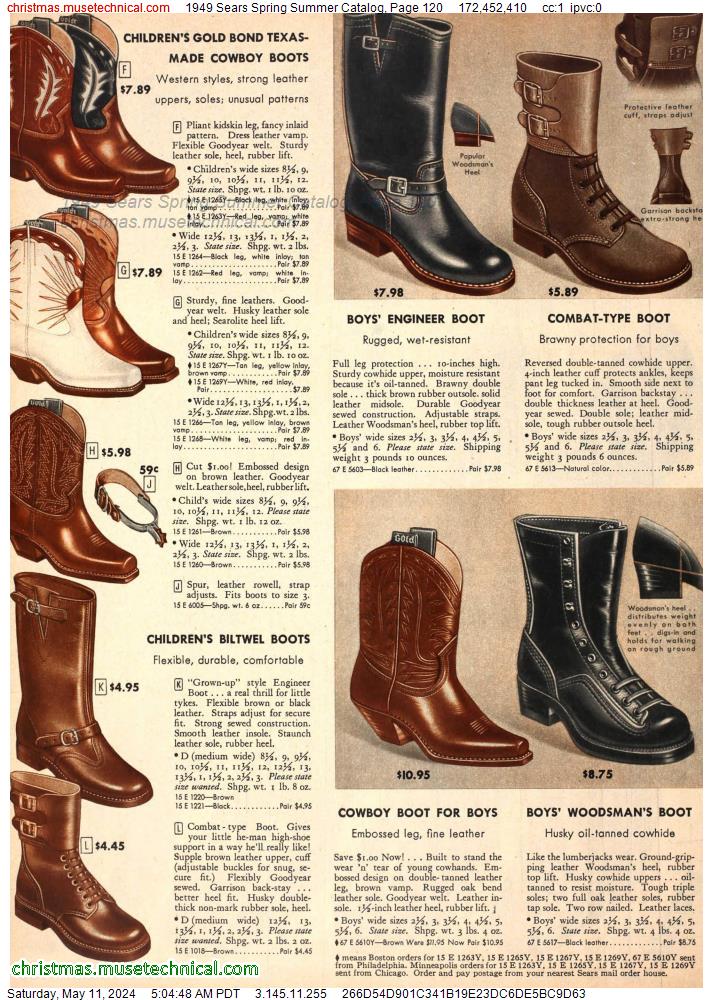 1949 Sears Spring Summer Catalog, Page 120