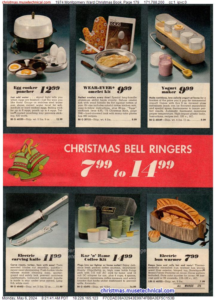 1974 Montgomery Ward Christmas Book, Page 179