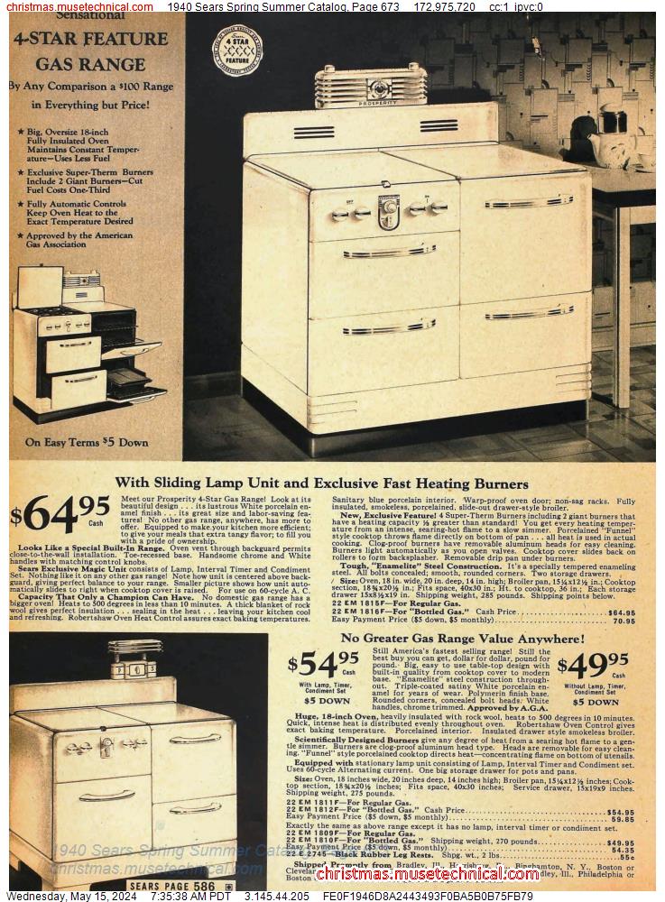 1940 Sears Spring Summer Catalog, Page 673