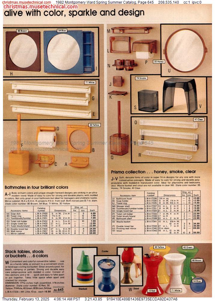 1982 Montgomery Ward Spring Summer Catalog, Page 645