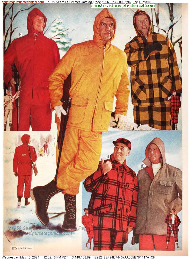 1959 Sears Fall Winter Catalog, Page 1226