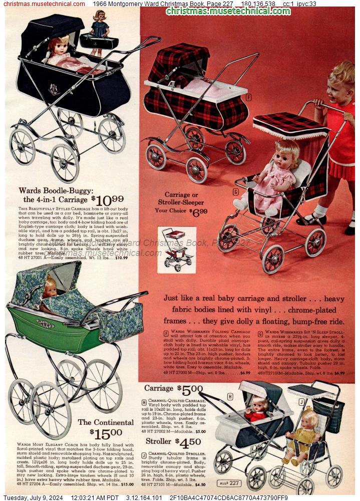 1966 Montgomery Ward Christmas Book, Page 227