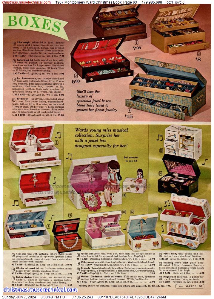1967 Montgomery Ward Christmas Book, Page 63