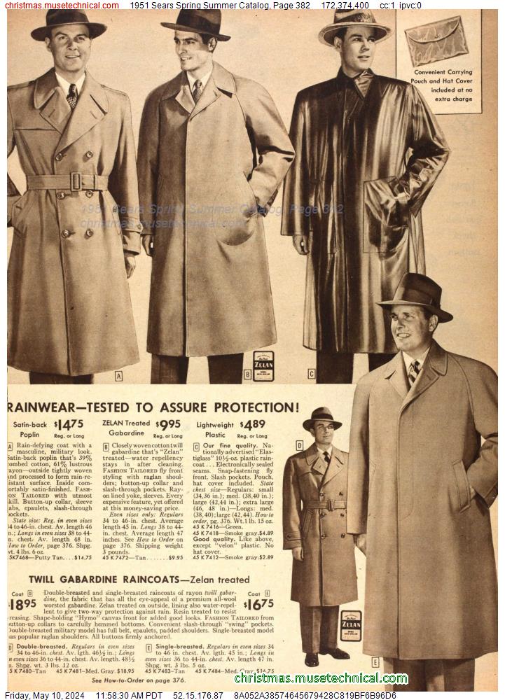 1951 Sears Spring Summer Catalog, Page 382