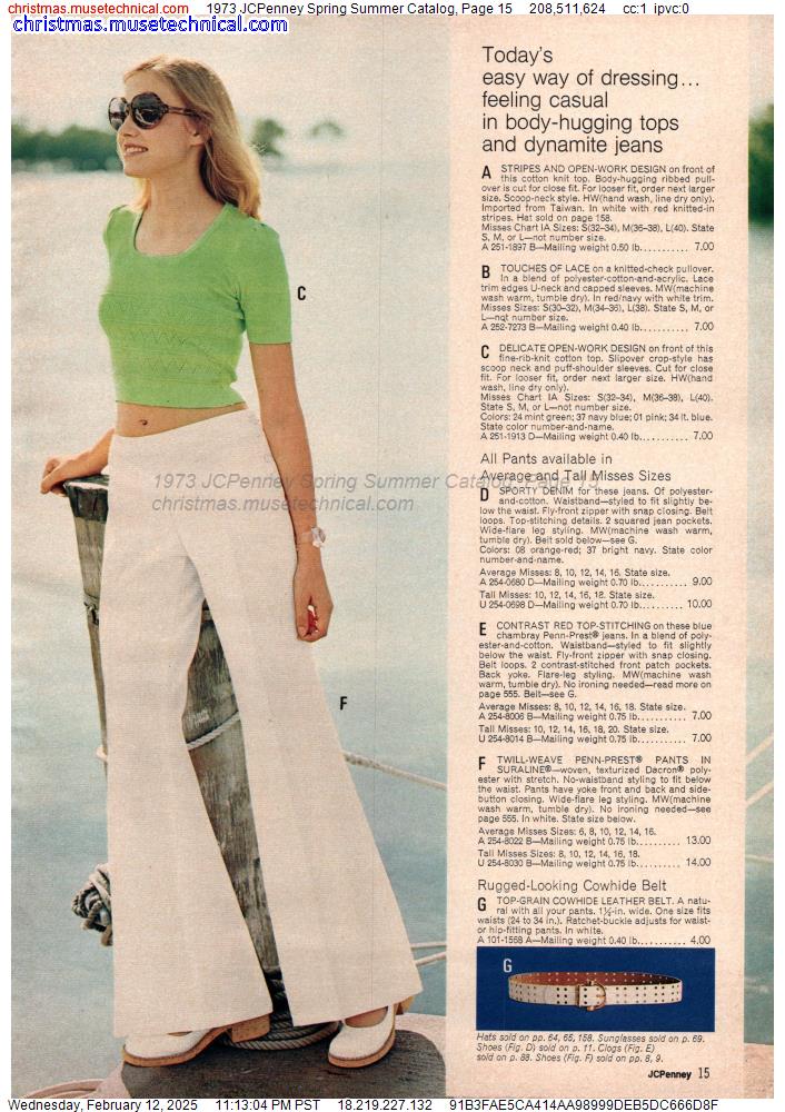 1973 JCPenney Spring Summer Catalog, Page 15