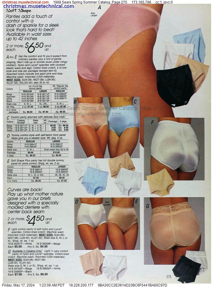 1988 Sears Spring Summer Catalog, Page 275