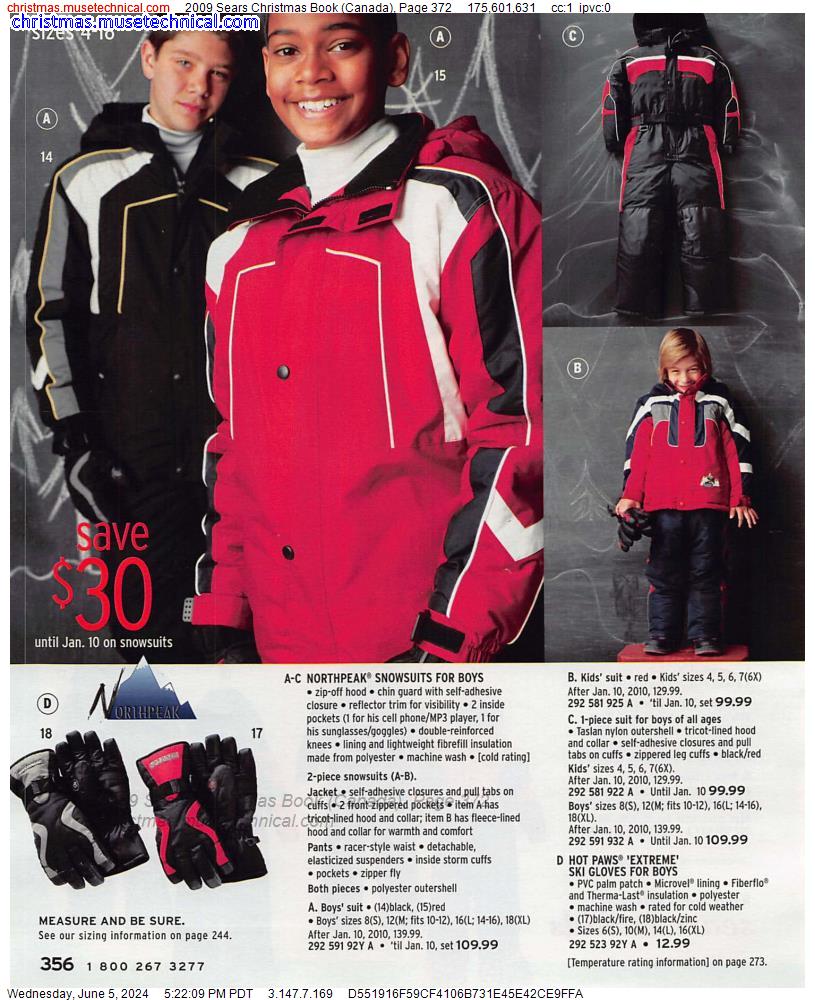 2009 Sears Christmas Book (Canada), Page 372