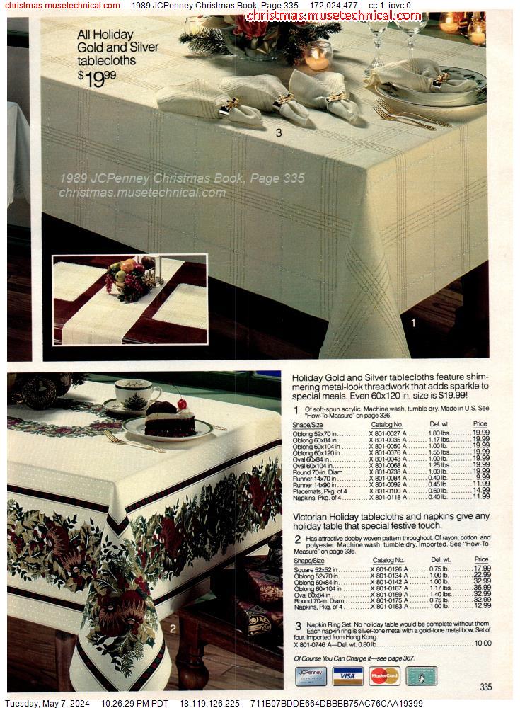 1989 JCPenney Christmas Book, Page 335