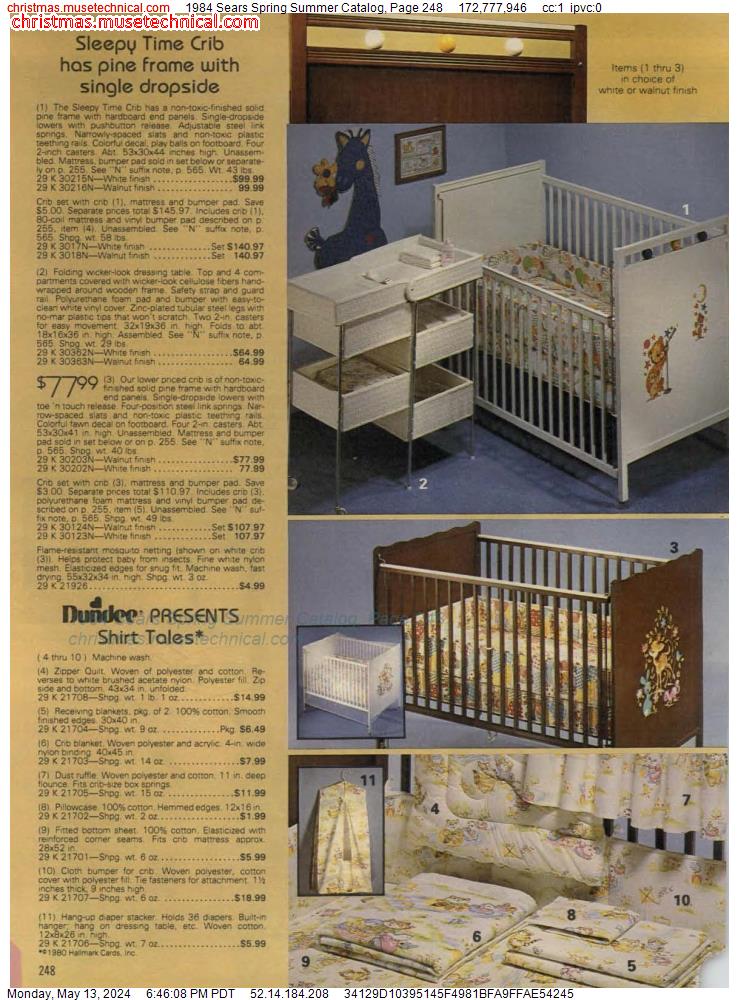 1984 Sears Spring Summer Catalog, Page 248