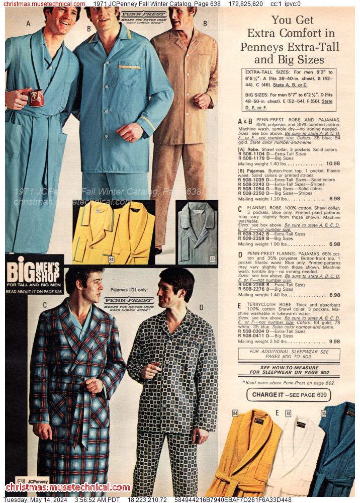 1971 JCPenney Fall Winter Catalog, Page 638