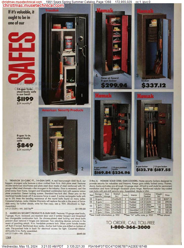 1991 Sears Spring Summer Catalog, Page 1368
