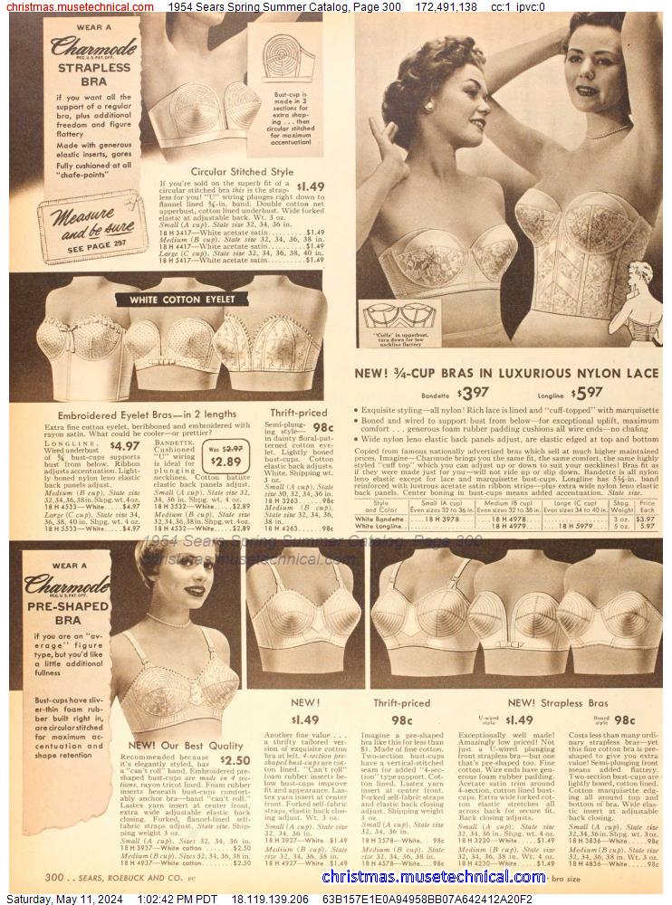 1954 Sears Spring Summer Catalog, Page 300