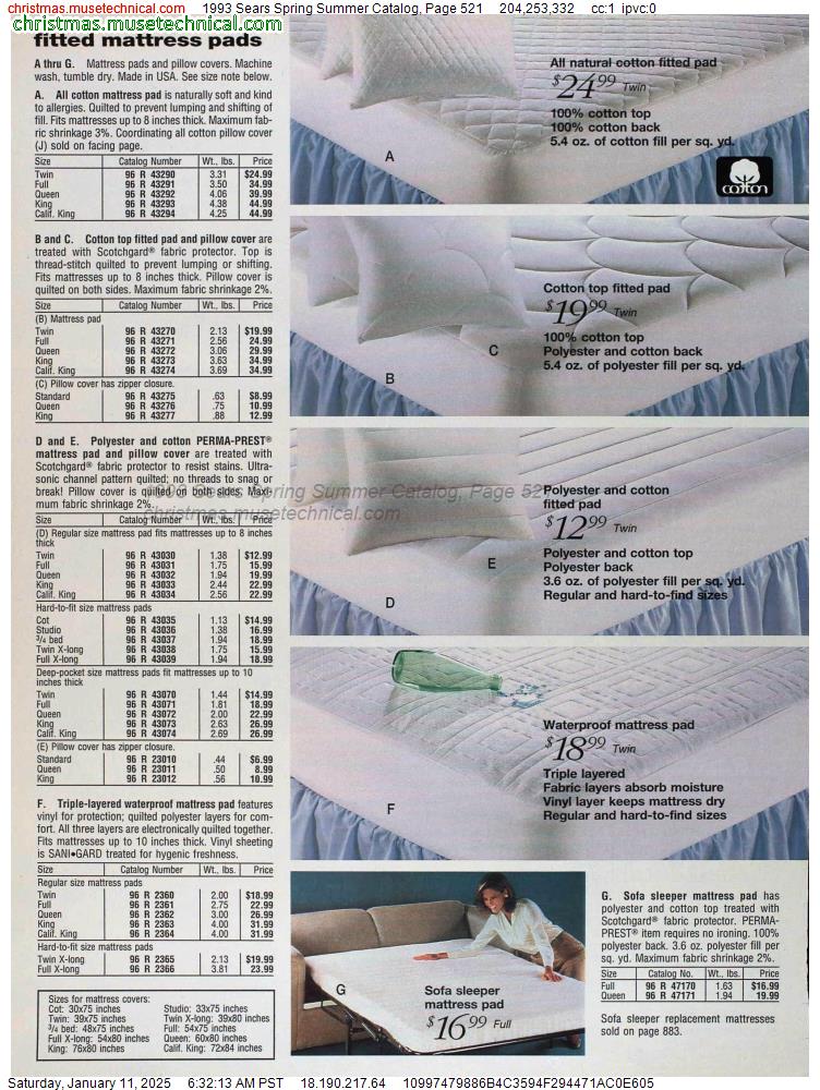 1993 Sears Spring Summer Catalog, Page 521