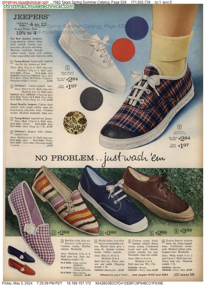 1962 Sears Spring Summer Catalog, Page 529
