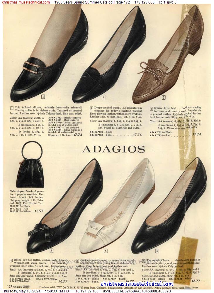 1960 Sears Spring Summer Catalog, Page 172