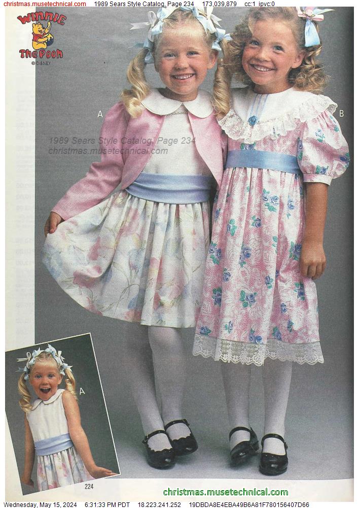 1989 Sears Style Catalog, Page 234