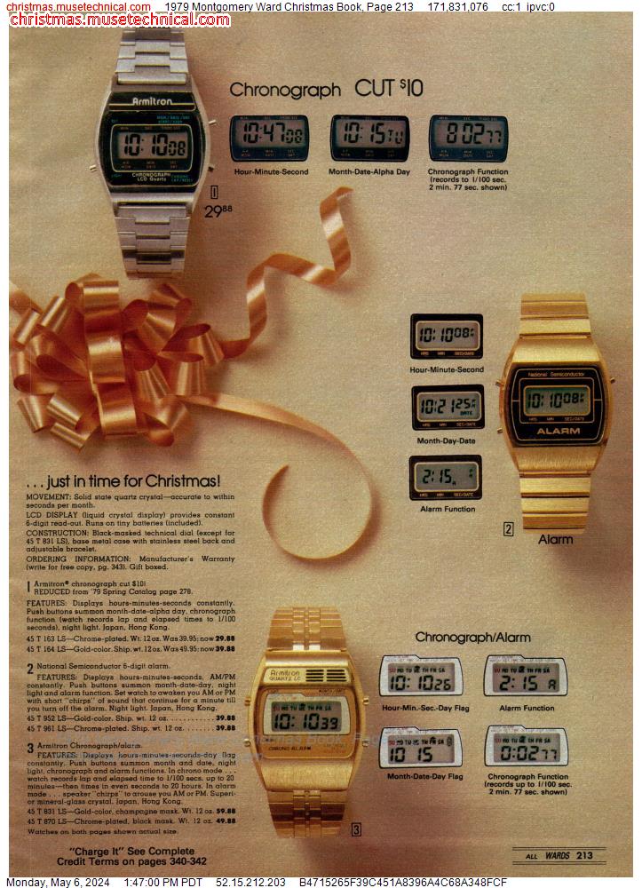 1979 Montgomery Ward Christmas Book, Page 213