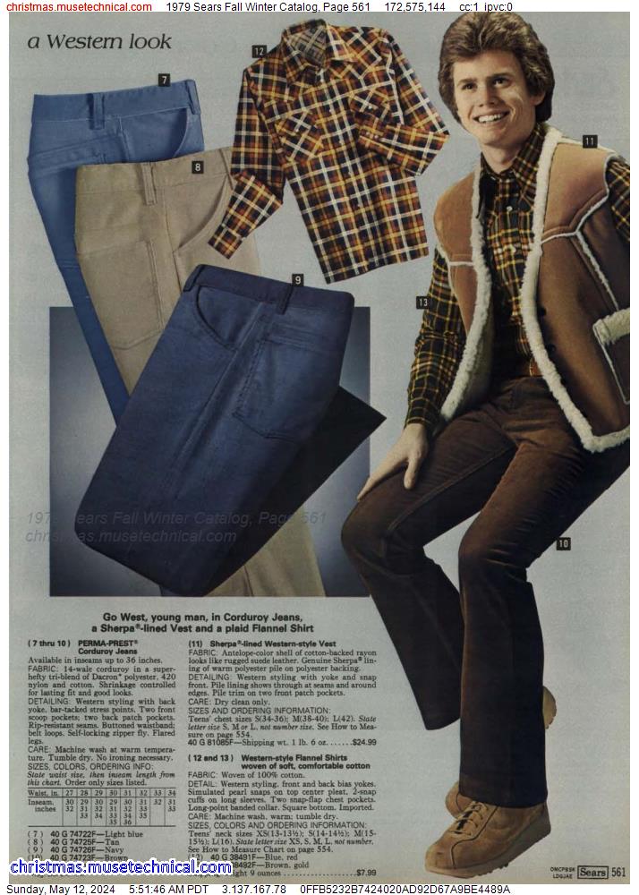 1979 Sears Fall Winter Catalog, Page 561