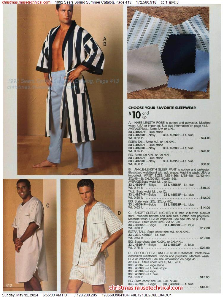 1992 Sears Spring Summer Catalog, Page 413