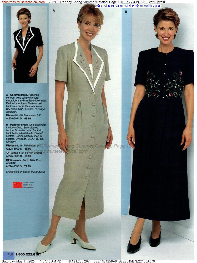 2001 JCPenney Spring Summer Catalog, Page 138