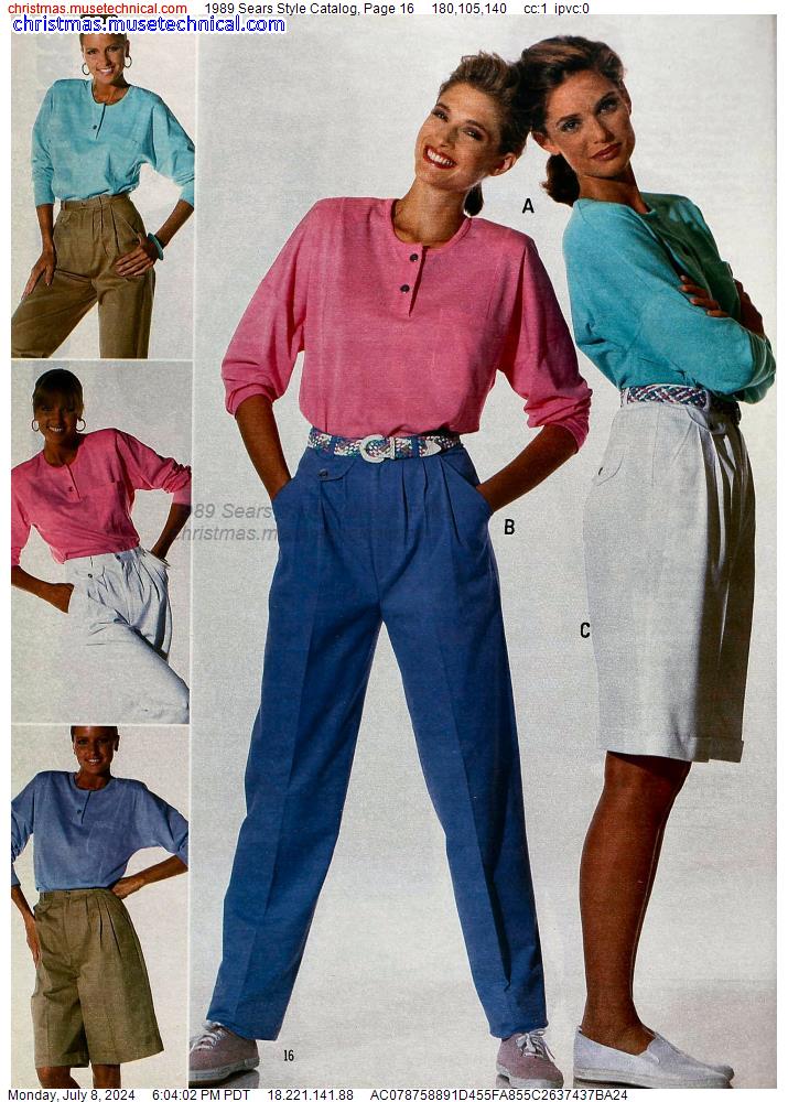 1989 Sears Style Catalog, Page 16