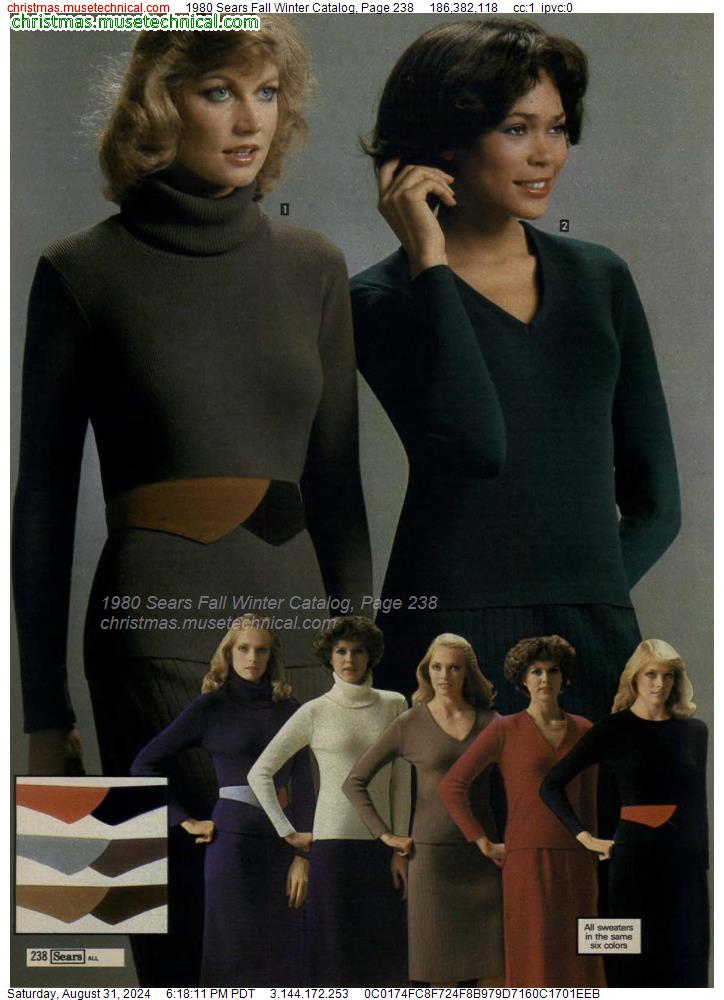 1980 Sears Fall Winter Catalog, Page 238