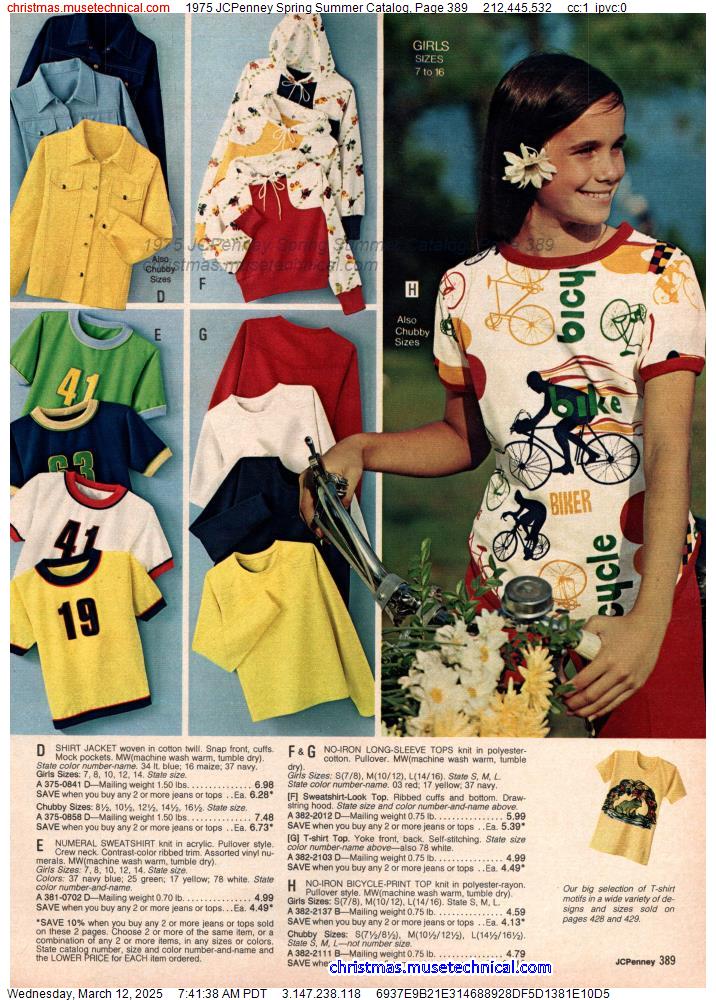 1975 JCPenney Spring Summer Catalog, Page 389