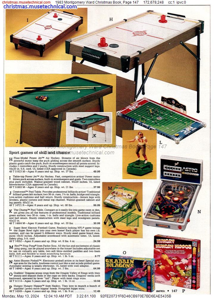 1983 Montgomery Ward Christmas Book, Page 147